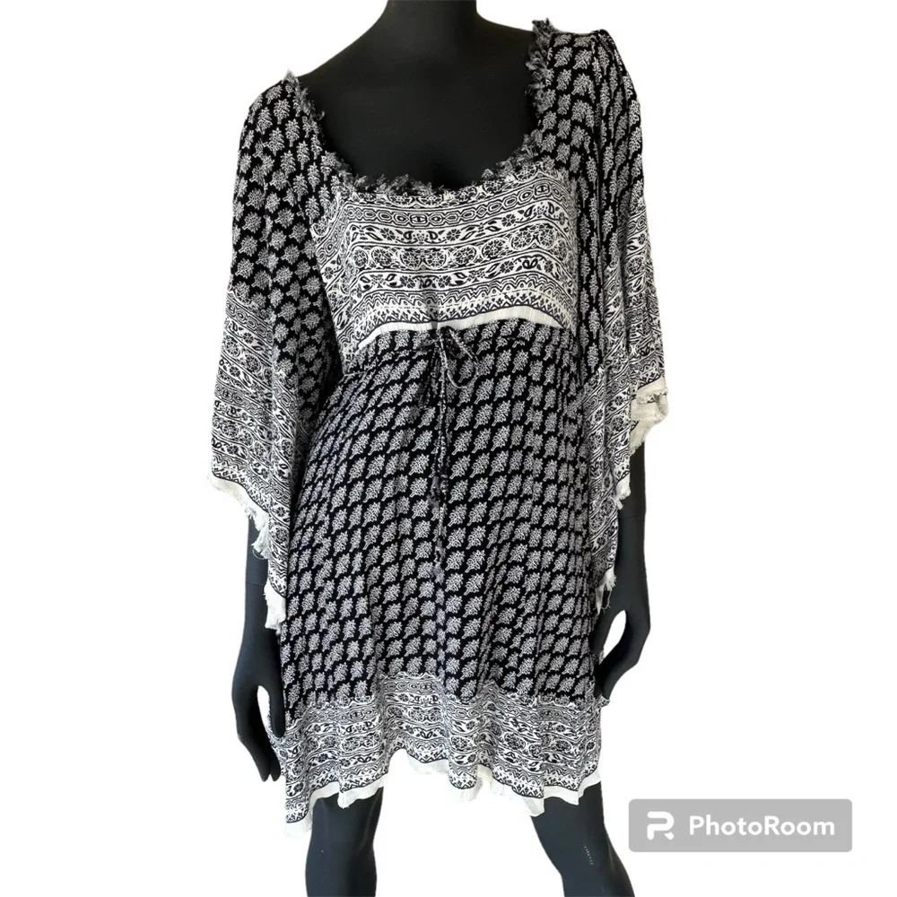 Free People Heart of Gold Mini Dress Bohemian Festival Boho Floral - Picture 7 of 15